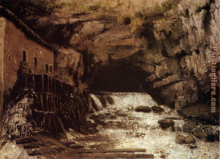 Gustave Courbet The Source of the Loue